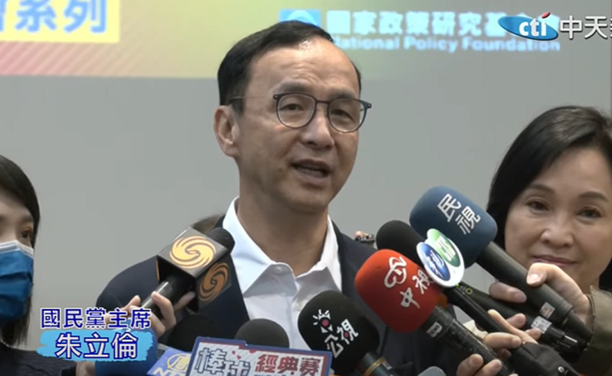 楊文科稱盧秀燕是總統好人選　朱立倫：她是藍營最強母雞之一
