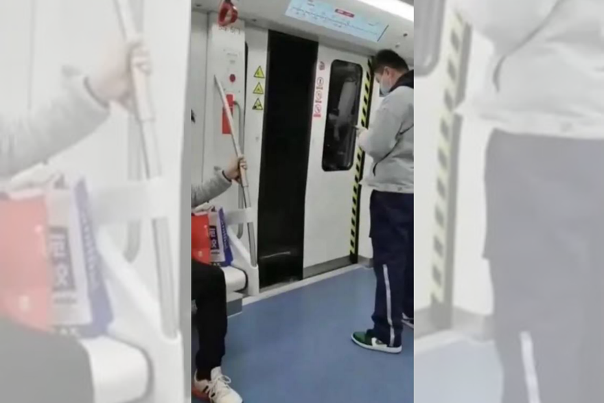 影/大連地鐵開通不足半個月傳車門故障　列車高速行駛時自動打開嚇壞乘客