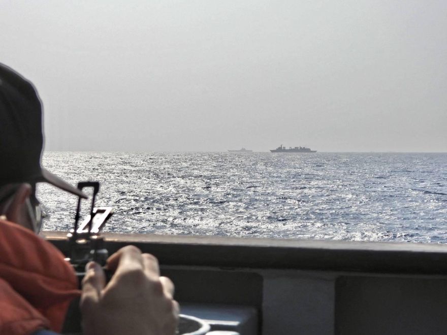 海軍拉法葉、成功艦監視山東艦! 邱國正：相距最近約5海浬