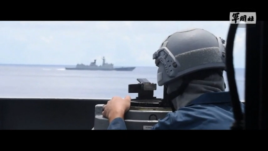 大陸「環台軍演」結束又軍演！國防部曝解放軍動態「2架次逾越中線」