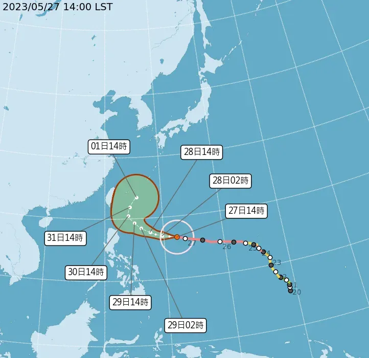 強颱瑪娃會北轉或回「瑪」槍襲台？專家指「這兩日」是關鍵：偏一點差很多