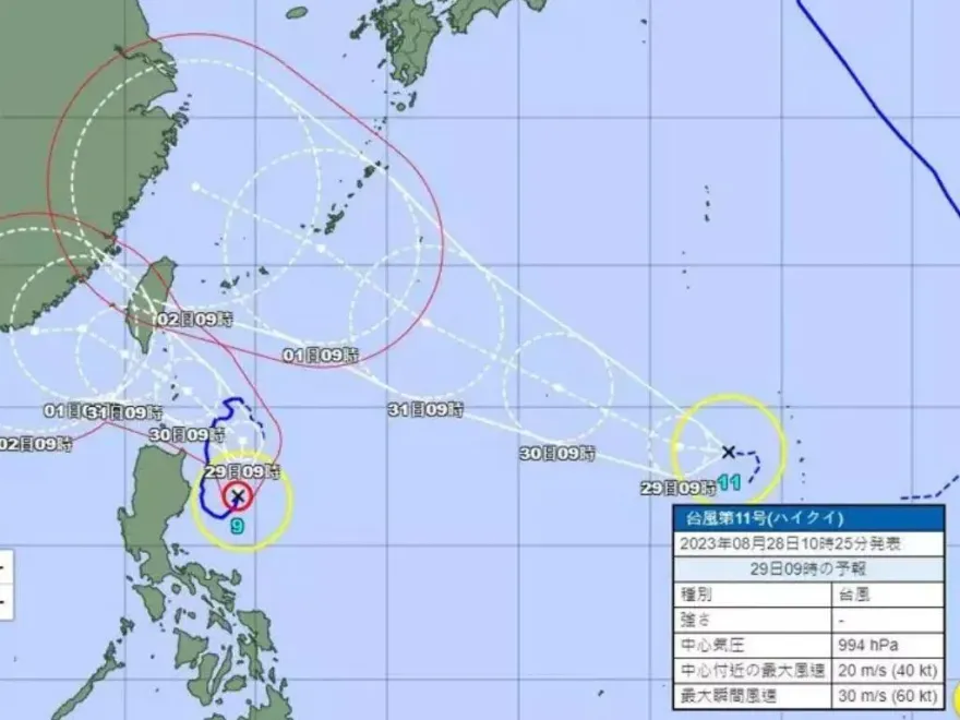 第3個颱風來了！輕颱「海葵」今生成　專家：被蘇拉帶著走