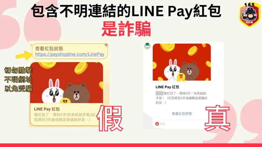 詐騙集團蹭過年出新招　假領取LINE龍年紅包真詐騙