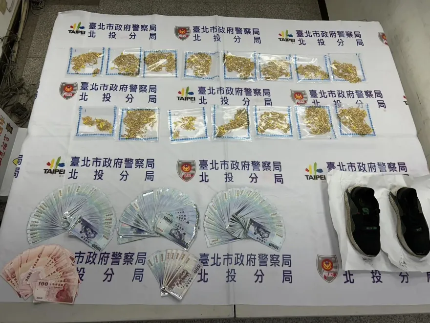 影/黑衣男搶北投銀樓百條金項鍊！一路南下換裝變賣　國道警圍捕到案