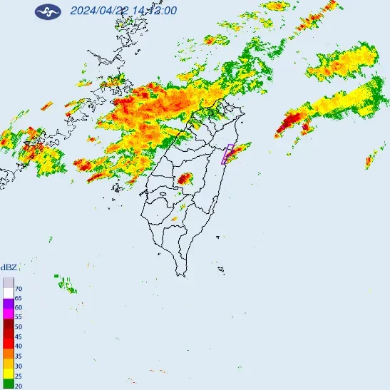 快訊/強震蹂躪又強降雨！花蓮縣、宜蘭縣大雨特報　雷擊落石警戒