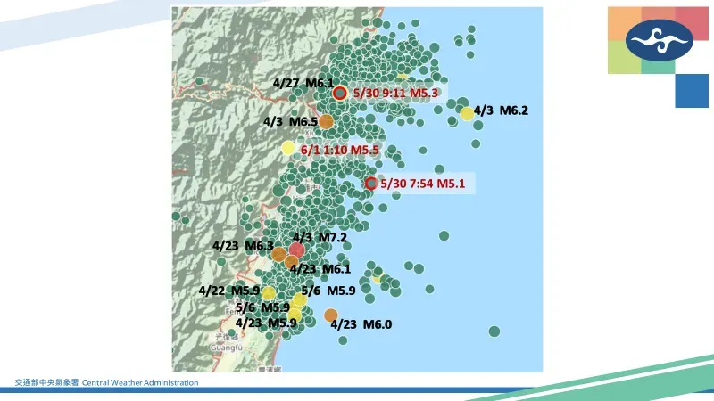 花蓮一早雙震！上午4.9地震為個案「非0403餘震」　氣象署：規模5以上恐再現