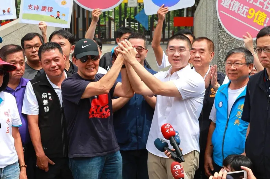 獲馬英九「勝利之握」力挺　謝國樑「握好握滿」呼籲大家勇敢投下不同意罷免