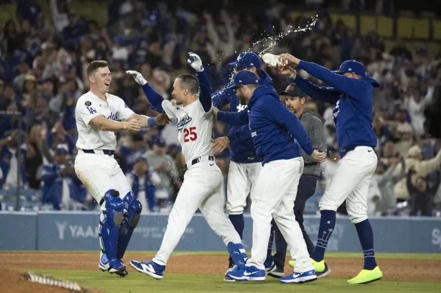 MLB/艾德曼再見安打！道奇送大谷翔平昔日「頭槌夥伴」2見面禮