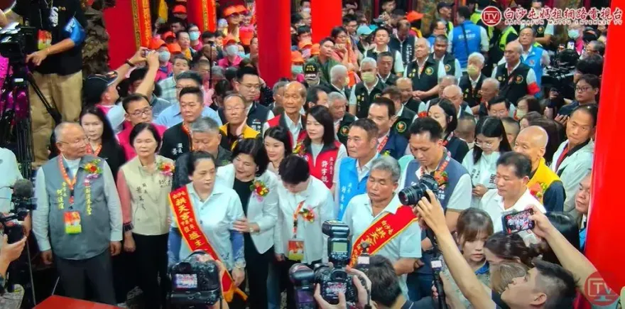移動白沙屯拱天宮爐主引爭議　張麗善：深感歉意