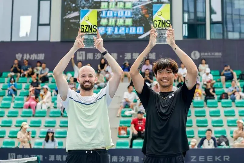 台灣第5人！何承叡ATP廣州男雙封王　世界排名有望進前百