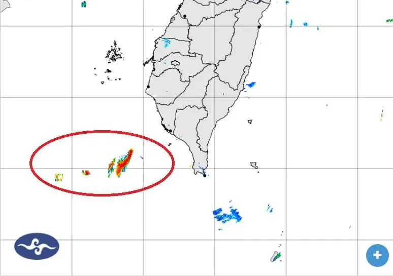 雷達回波圖拍下詭異紀錄　鄭明典推測恐是「軍事活動」