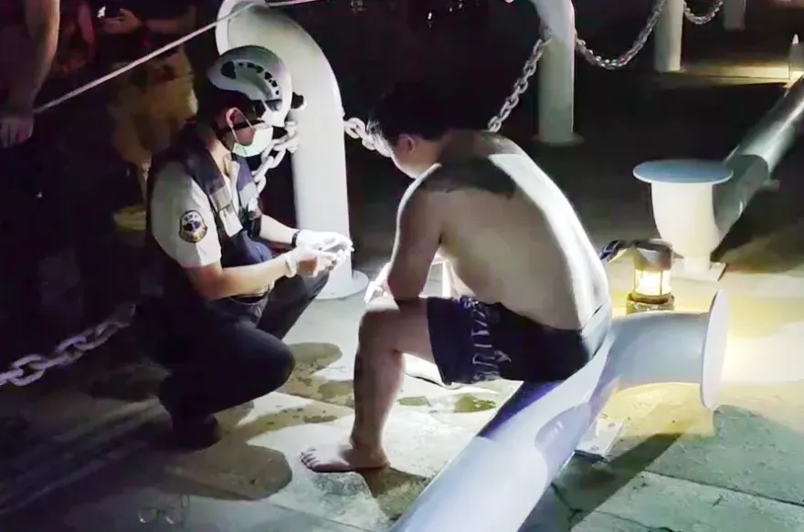 影/鐵達尼號之人狗情未了？高雄男為救跳海愛犬「You jump I Jump」