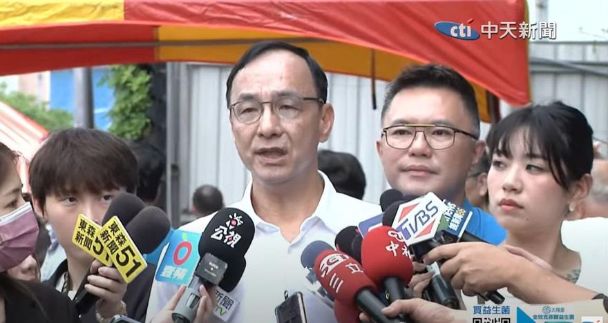 盼盧秀燕早日表態選黨主席？朱立倫笑回：非常歡迎