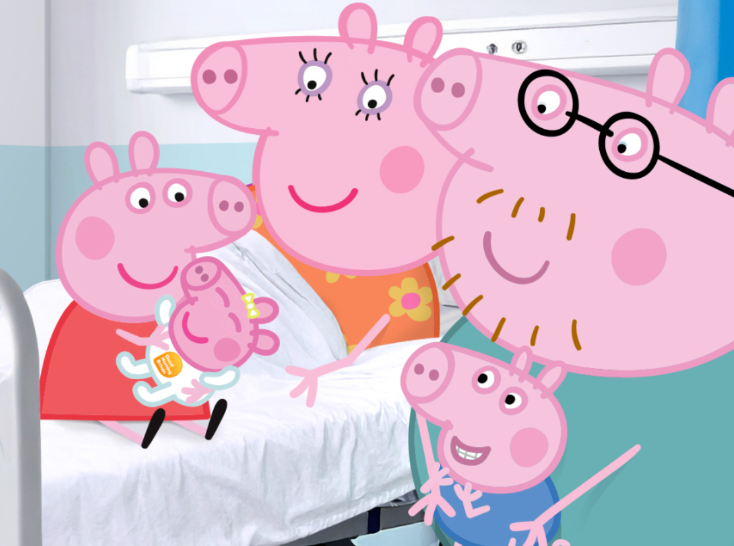 佩佩豬有妹妹了！豬媽媽520順產第3胎　全家福照曝光