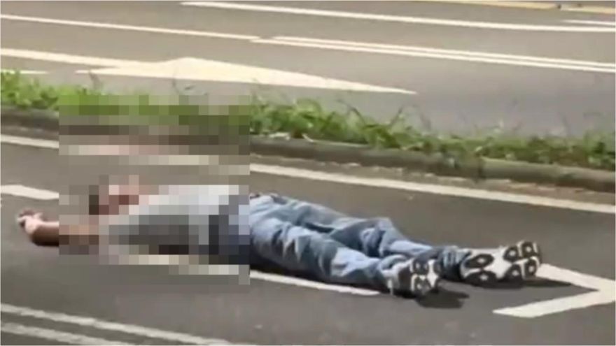 凌晨躺大馬路險成「肉醬」　台南醉男遭罰500元