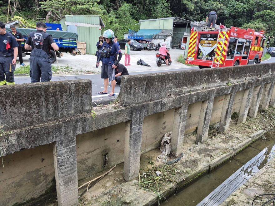 新北男墜落3米深溝頭部重創　無呼吸心跳送醫搶救