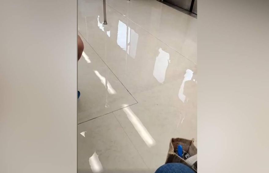 北捷淡水站淹水！大雨炸北北基桃　車廂又見流水席