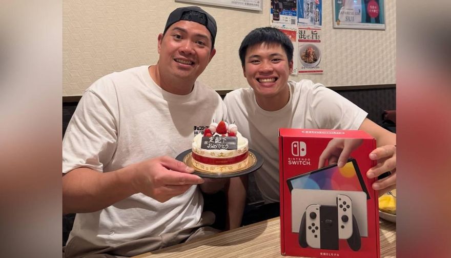 日職/祝孫易磊升支配下　宋家豪暖送蛋糕與Switch