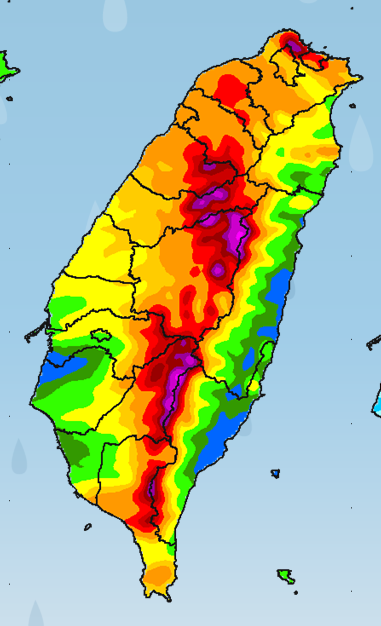 鋒面甩雨彈！全台明早變成「一片紅」　中部以北、澎金馬防大雨