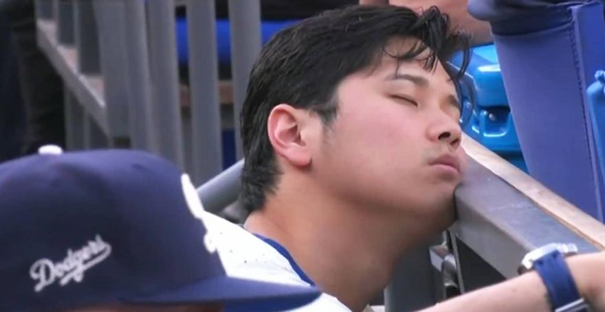 MLB/道奇18：2血洗洋基！大谷翔平「上班打瞌睡」被虧