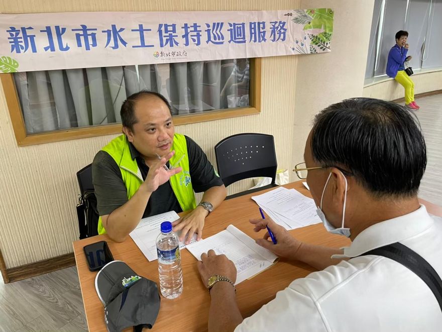 推水土保持　新北水保服務團長陳盈男年輔導逾300農民