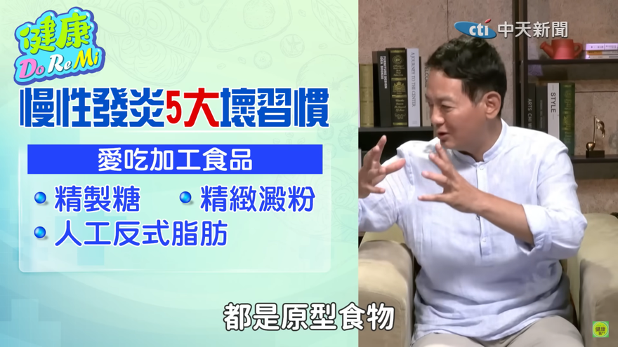 健康Do Re Mi/「慢性發炎＝癌症」？醫師揭5習慣正在毒害你