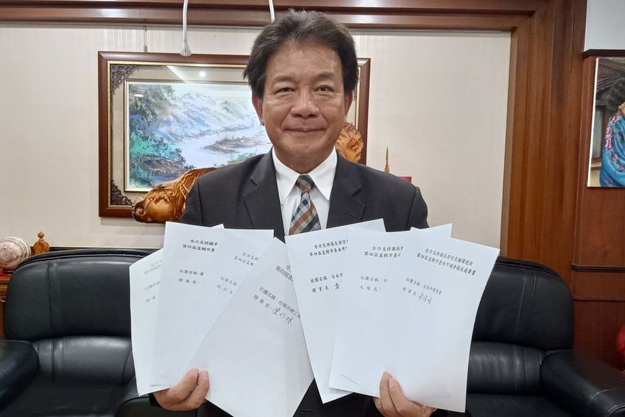 爭取連任台南議長　郭信良盼各政黨考慮市民感受
