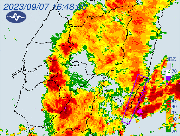 快訊/下班慎防雨彈轟炸！ 17縣市大雨特報　花東地區國家警報大響