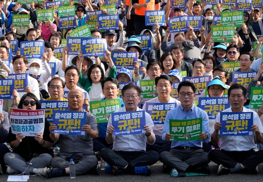 影/韓最大在野黨領袖「無限期絕食抗議」第11天　虛脫躺地稱：我夢到烤肉了