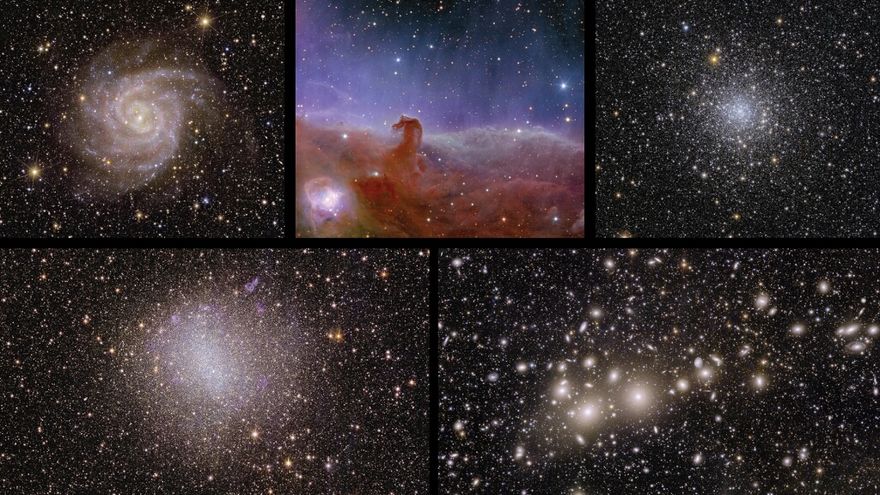 100億光年外前所未見星系！歐幾里得望遠鏡首批影像曝光