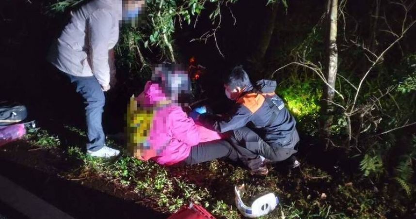 台東鐵馬驛女騎士不慎墜坡！　突失去呼吸心跳緊急送醫搶救