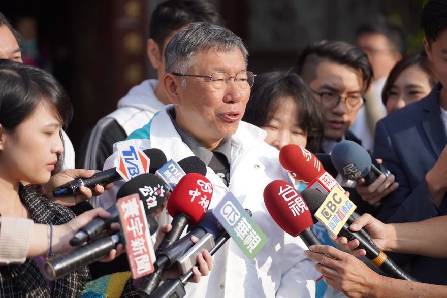 趙少康稱公開講才重要　柯文哲：我不想說韓國瑜私下怎麼講侯友宜