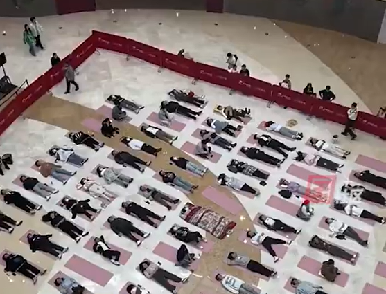 影/躺平就有錢拿！陸商場舉辦「發呆大賽」祭萬元獎金　超高難度曝光