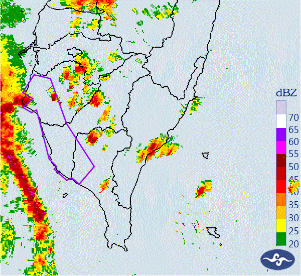 快訊/「3縣市」雨彈開轟！估持續1小時　慎防9級以上強陣風、淹水