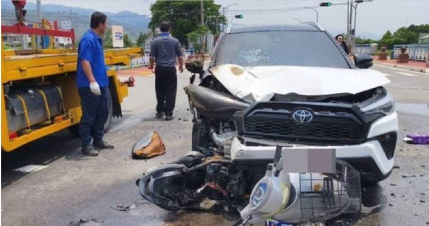 影/苗栗死亡車禍！7旬婦買尿布返家　遭多元計程車撞飛送醫不治