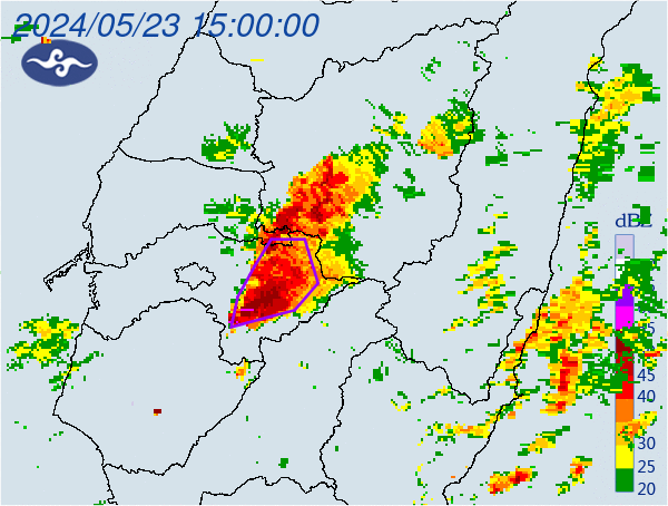 快訊/國家警報大響！雲林、嘉義雷雨持續1小時　注意山洪暴發