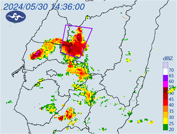 快訊/雨彈狂轟3縣市　慎防9級強陣風、溪水暴漲