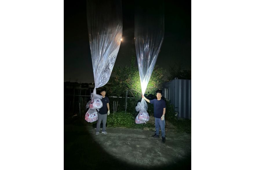 新一波空投戰將爆發？韓脫北團體空飄反朝傳單　金與正斥「垃圾」將如數奉還