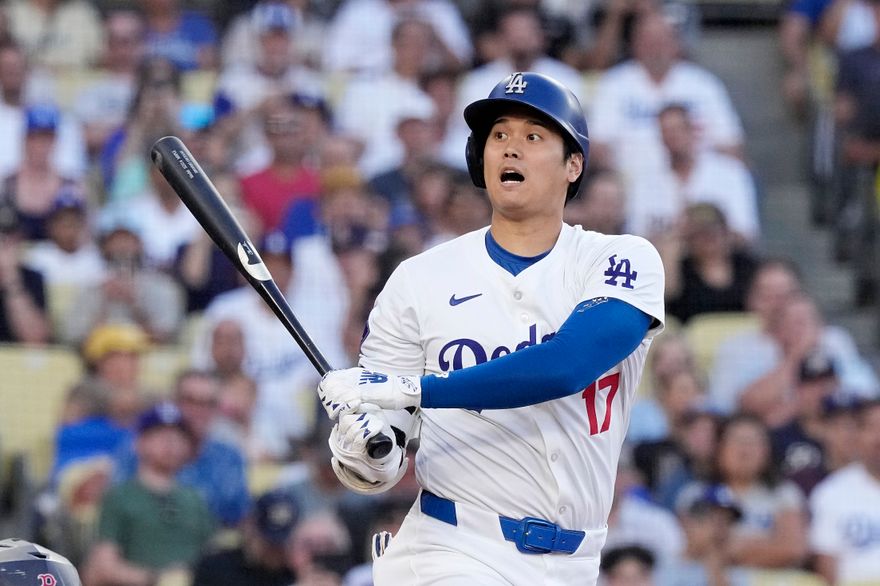 影/連3K後敲二壘打！大谷翔平吐悶氣　道奇滿貫砲逆轉勝