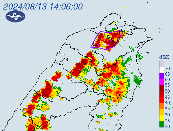 快訊/國家警報大響！大雷雨襲北北桃　慎防溪水暴漲、坍方