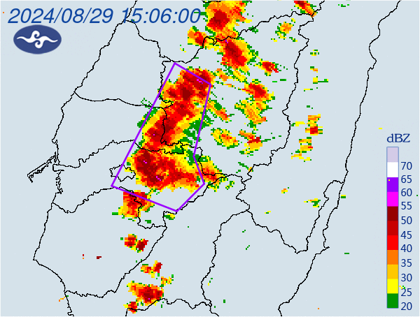 快訊/雨區往南！大雷雨襲「6縣市」　暴雨警戒區曝光