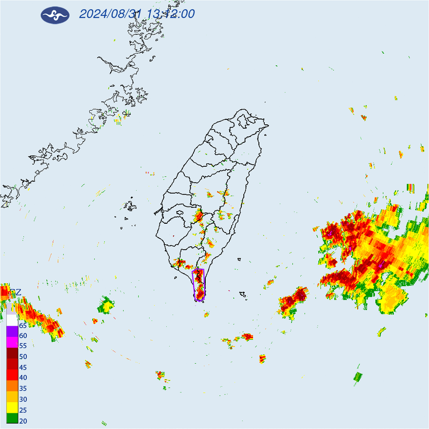 快訊/大雷雨轟炸「2縣市」　警戒1小時慎防淹水