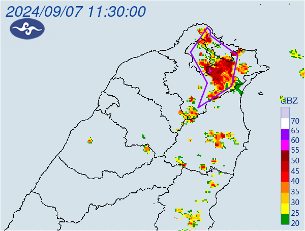 快訊/國家警報響起！大雷雨狂轟4縣市　最新示警區域出爐