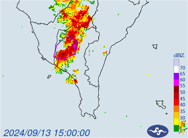 快訊/國家警報大響！「2地區」核級雨彈狂轟炸　最新降雨熱區曝光