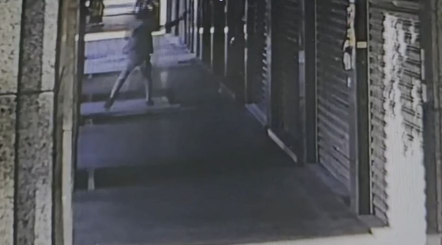 影/不滿態度惡劣！北市保全遭外送員持「辣椒彈槍」射擊　爆頭濺血急送醫