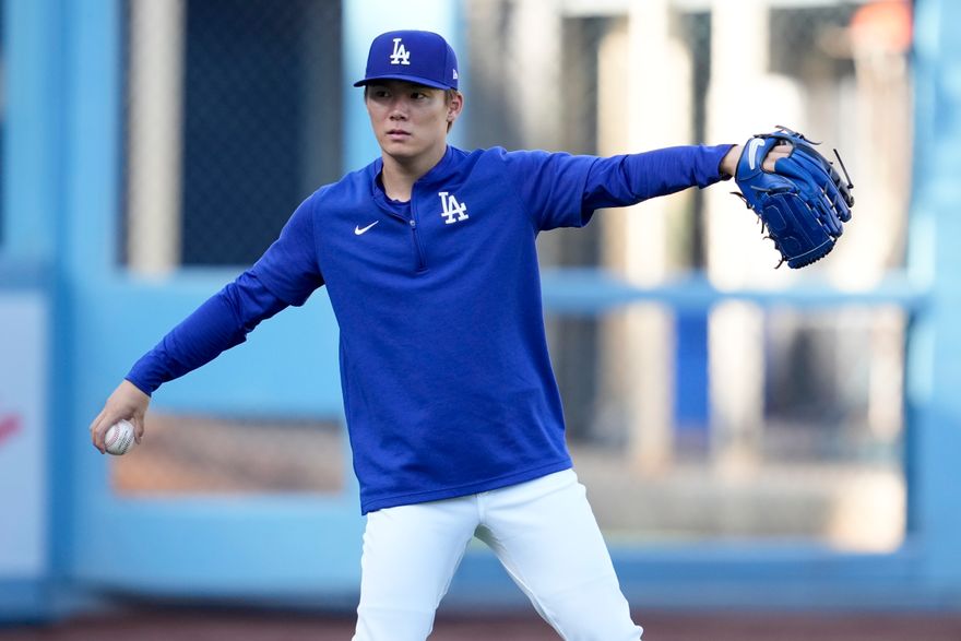 山本牛棚練投11球...道奇教頭：G5先發投手未定　弗里曼歸隊利多