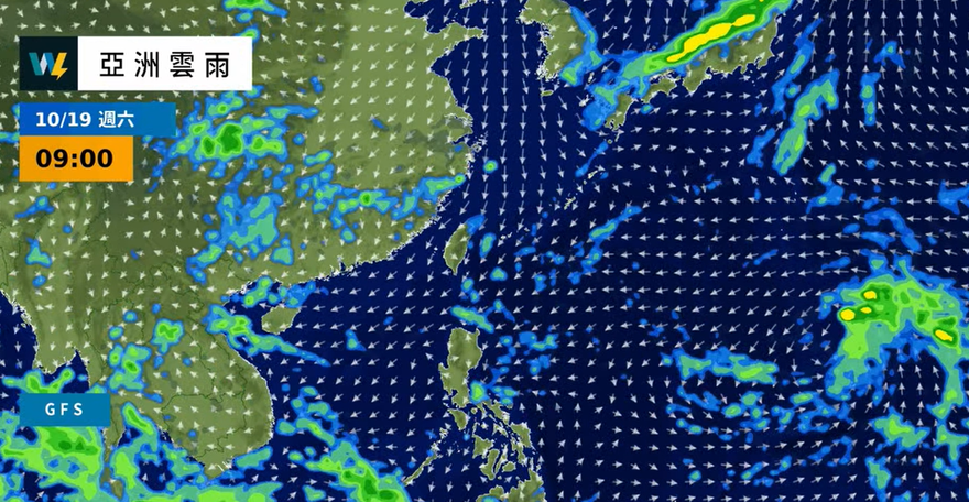 大陸冷高壓往南撲！今晚變天「氣溫暴跌」北部防雨彈　週末東北風強襲
