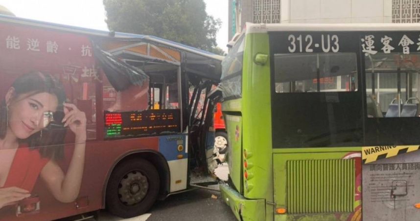 影/北市「公車撞公車」輾斃1婦　23歲女駕駛對「肇事過程」：失憶了