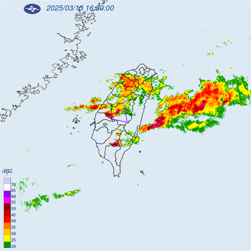 中南部迎戰大雷雨！雨區再擴大　注意9級以上強風、冰雹