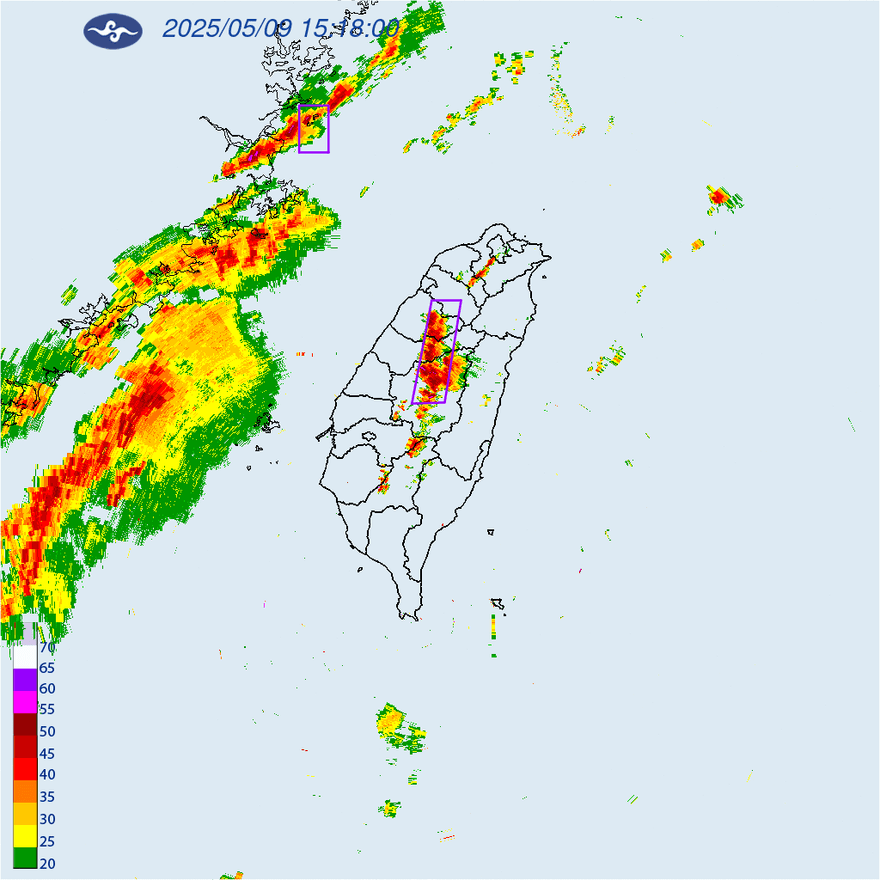 午後雷雨轟5縣市！一路下到傍晚　慎防冰雹、9級陣風